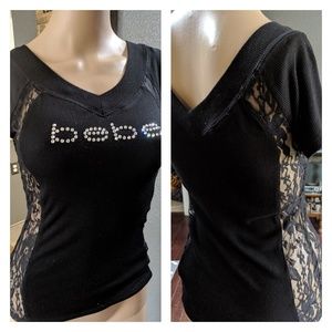 Bebe lace top
